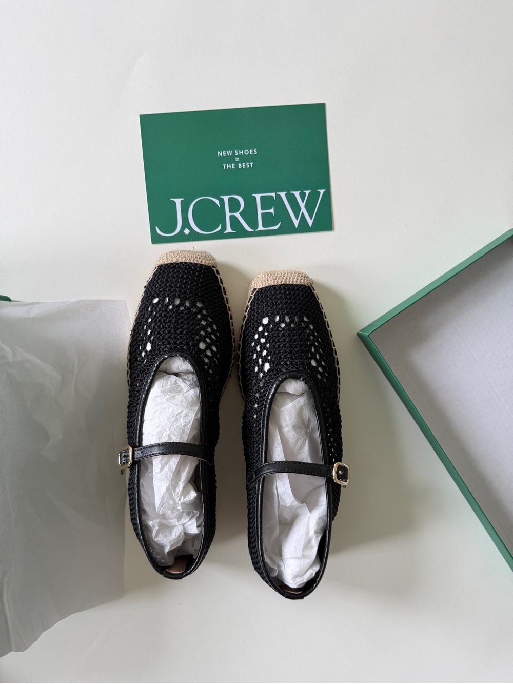 NEW IN BOX Sophie Mary Jane espadrilles with crochet - size 9 - Picture 9 of 11